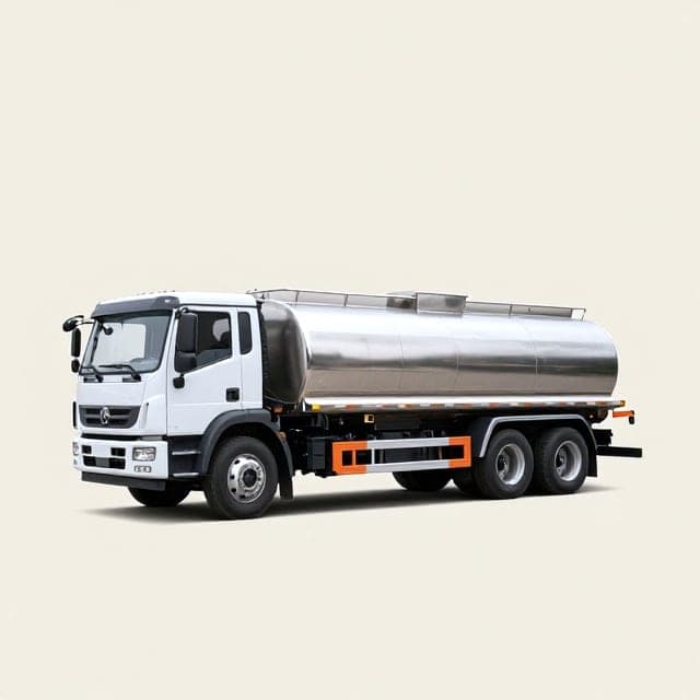 Caminhão-tanque de aço inoxidável para transporte de azeite de oliva a granel